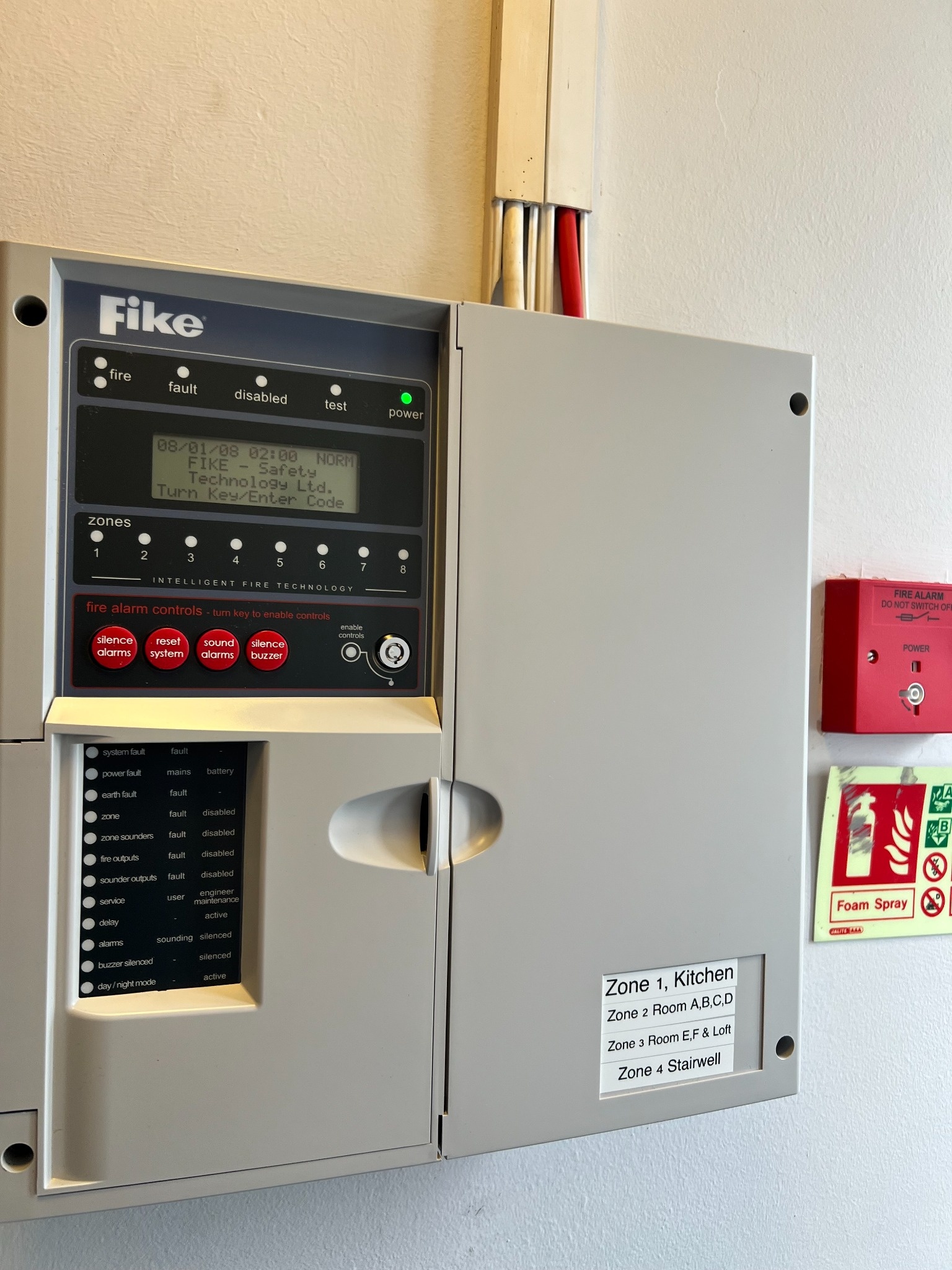 Fire Alarm Upgrade in Bow E3