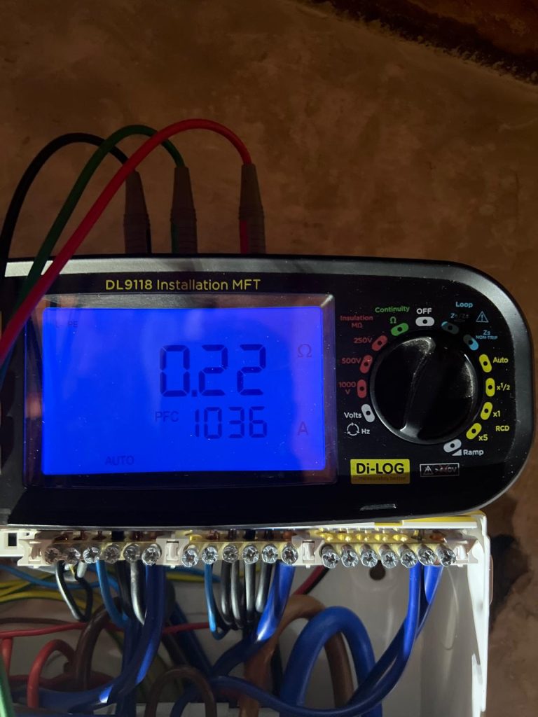 Electrical testing after consumer unit upgrade in N16